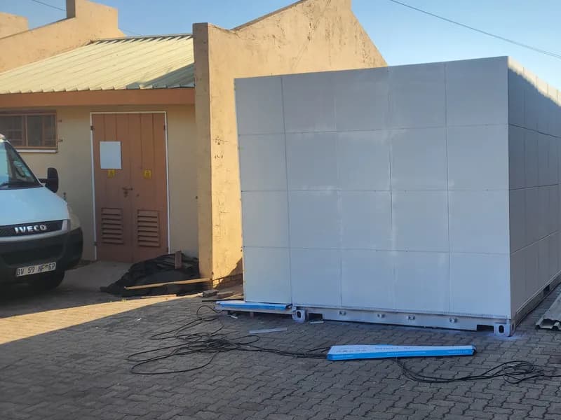 A fully clad unit before finishing